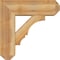 Ekena Millwork Balboa Craftsman Rough Sawn Bracket w/ Offset Brace, Western Red Cedar, 8"W x 24"D x 24"H BKT0806X24X24BOA04RWR - alternate 4
